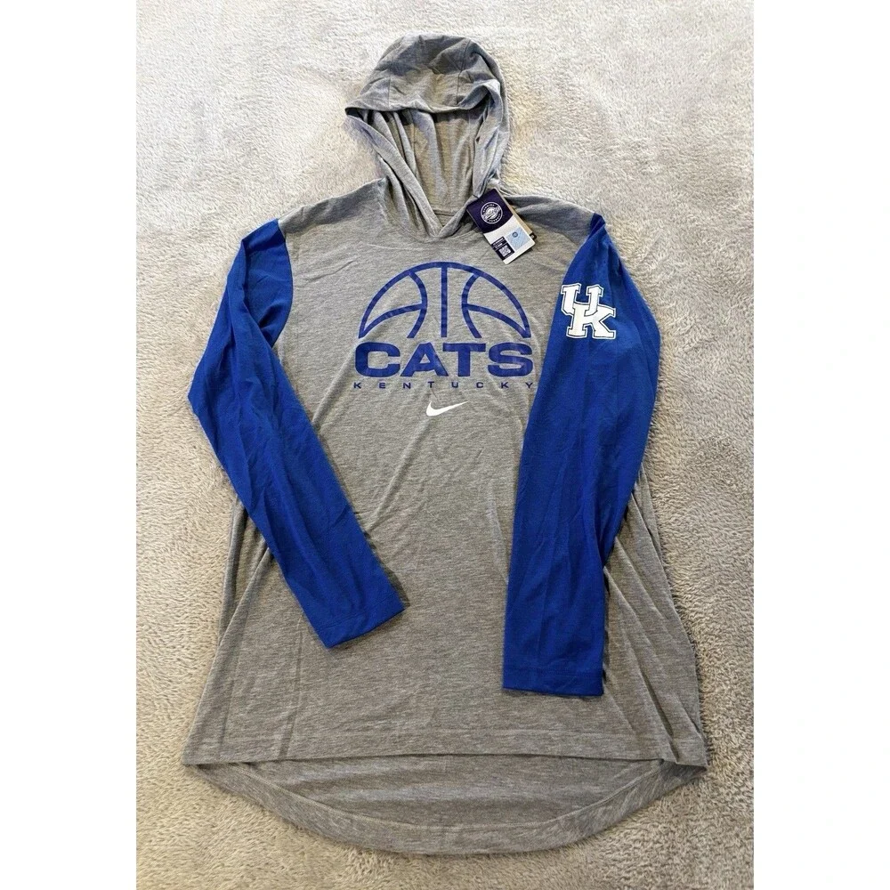 Men’s Nike Kentucky Wildcats Center Swoosh Long Sleeve Dri Fit Shirt Size L